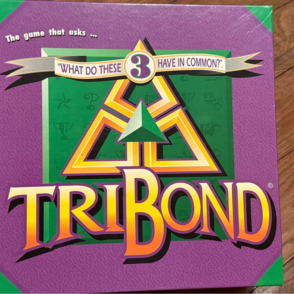 VINTAGE TriBond 1992 Family Board Game Complete With Instructions & Original Box